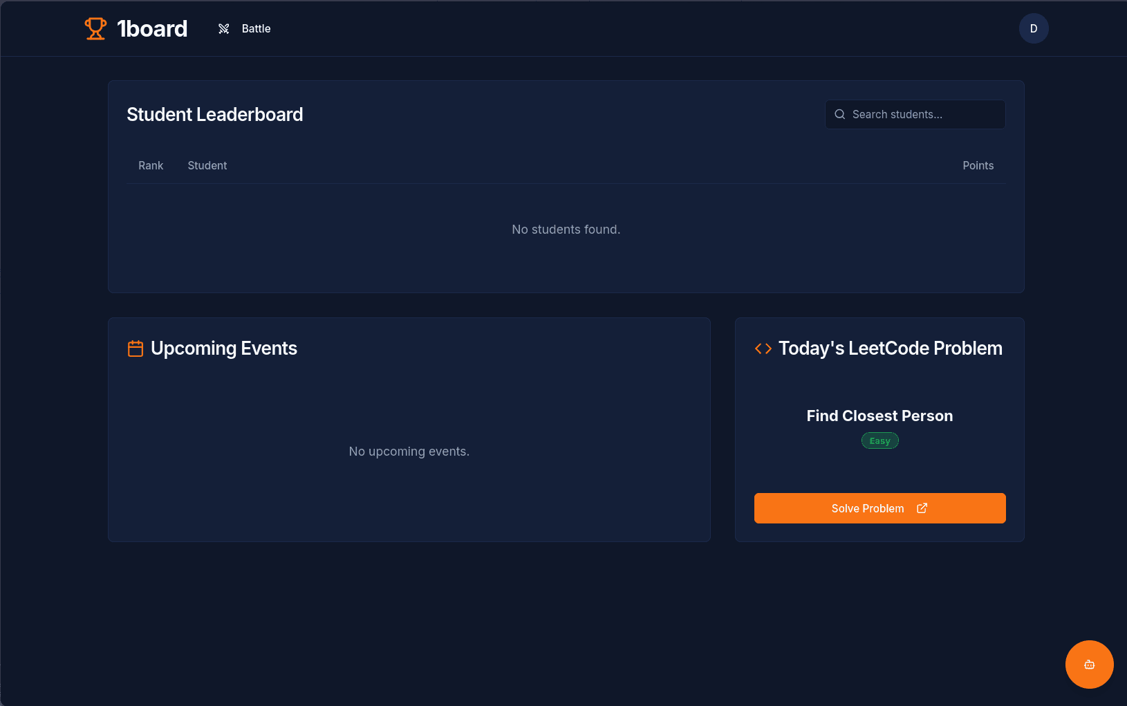 Student Dashboard